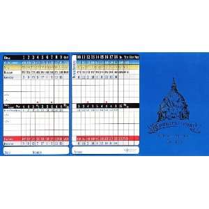  Congressional Golf Course Scorecard