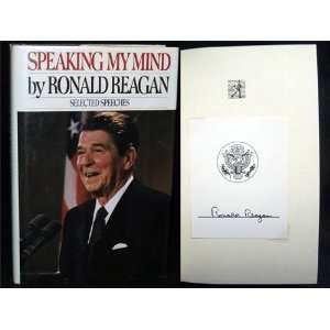  Speaking My Mind [Hardcover] Ronald Reagan Books