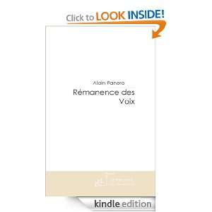 Rémanence des Voix (French Edition) Alain Panero  Kindle 