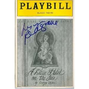   Side Autographed Broadway Playbill by Lynn Redgrave