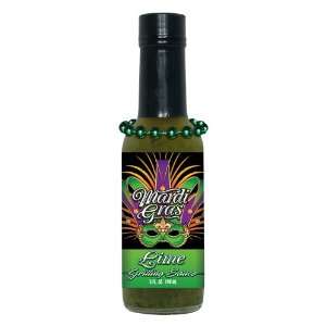  3 Pack HSH Mardi Gras Lime Grilling Sauce w/Beads 