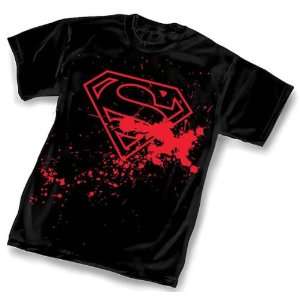  Superman Splatter T Shirt Medium Toys & Games