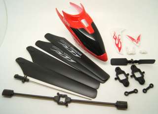 RC SYMA Helicopter S032 RED Spare SET Parts  