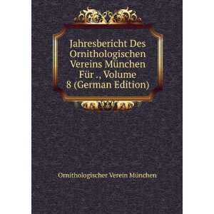   German Edition) Ornithologischer Verein MÃ¼nchen  Books