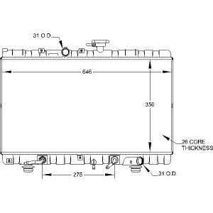  Radiator 2002 01 Kia Automotive