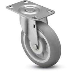 swivel caster with top plate