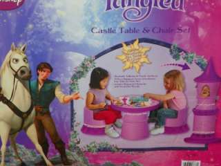   Tangled Rapunzel Transforming Tower Castle Table and Chair Set  