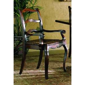  Arm Chair with Rush Seat (853 001) (Set of 2)