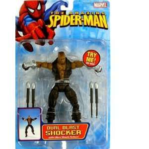  SpiderMan Action Figure Dual Blast Shocker Toys & Games