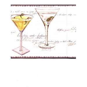  Wallpaper Border Spicher & Co. Fun Martini, Cosmo, Lemmon 