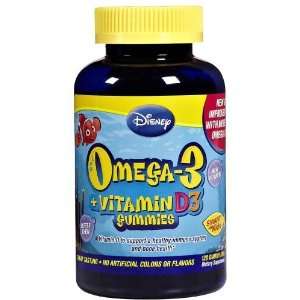 Gummies Omg 3 W Vit D3 Disney Size 120 Health & Personal 