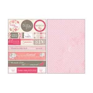  Authentique Miracle Girl Double Sided Cardstock Die Cuts 4 