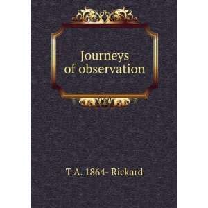   of observation T A. 1864  Rickard Books