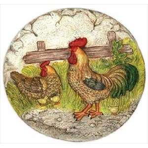  Rooster Stepping Stone   4 Pack Patio, Lawn & Garden