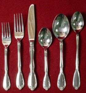 NORITAKE silver SERENADE stainless PLACE or SOUP SPOON  