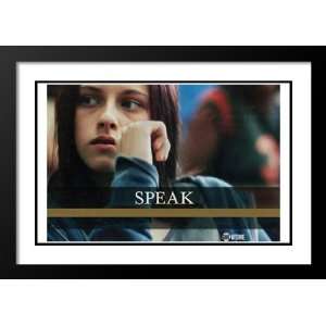  Speak 32x45 Framed and Double Matted Movie Poster   Style 