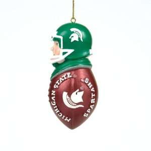 BSS   Michigan State Spartans NCAA Team Tackler Player Ornament (4.5 