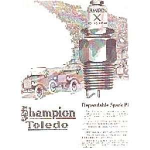  1917 champion spark plugs ad Patio, Lawn & Garden