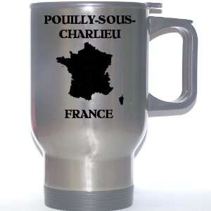  France   POUILLY SOUS CHARLIEU Stainless Steel Mug 