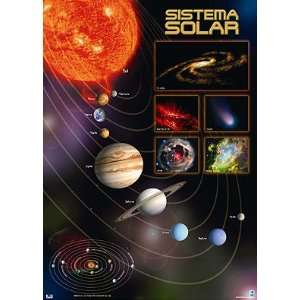  Educational Posters Solar System   Spanish   35.7x23.8 