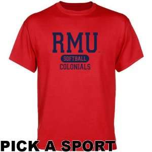  Robert Morris Colonials Red Custom Sport T shirt   Sports 