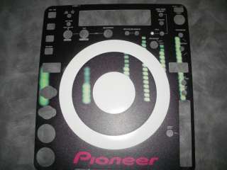 Pioneer CDJ 1000 800 850 400 900 200 2000 Skin Faceplate Absolute one 