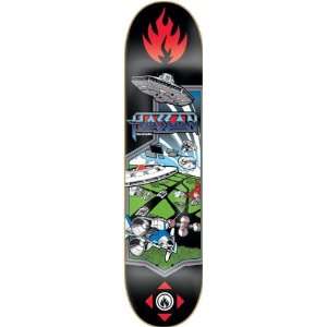 Black Label Hassan Space Junk Deck 8.25 Blacklight Skateboard Decks 