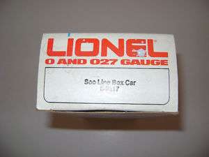 Lionel 6 9217 Soo Line Box Car (Box (Only)  