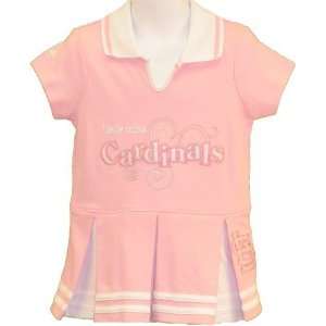   Pink ``Little Miss Cardinals`` Cheerleader Dress