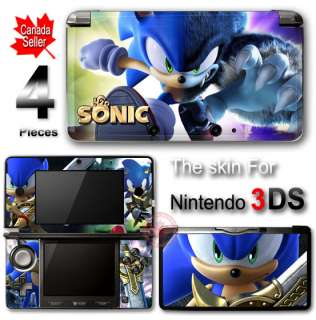 Sonic SKIN VINYL STICKER DECAL COVER for Nintendo 3DS  