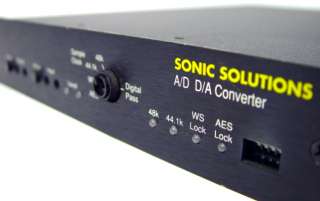 Sonic Solutions ADA Converter 702910 A/D/A AD/DA Analog Digital Stereo 