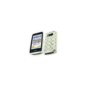 Nokia C6 01 Clear White Circle Cell Phone Candy Skin Case 