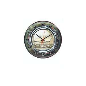 Chevy Logo Button Tin Clock