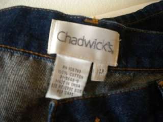 pc Womens Petite denim jeans pants size 14P Chadwicks NWT  