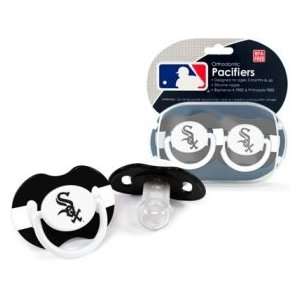  Chicago White Sox MLB Baby Pacifier   2 Pack Sports 