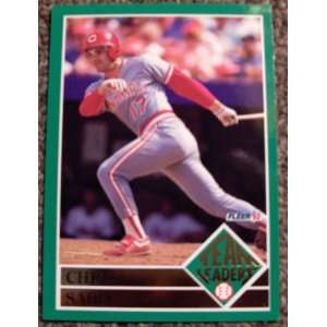  1992 Fleer Chris Sabo # 3 MLB Baseball Team Leaders Card 