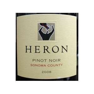 Heron Sonoma County Pinot Noir 2010 750ML Grocery 