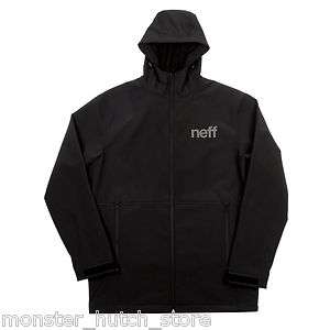 NWT 2012 Neff DAILY SOFTSHELL Snow Jacket BLACK MED XXL  