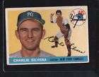 CHARLIE SILVERA 1955 TOPPS 188 HI NO CREASES STUNNING  
