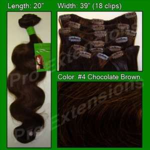 Chocolate Brown   20 inch Body Wave   925596