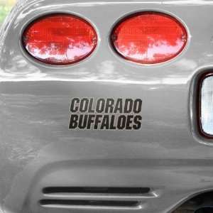  NCAA Colorado Buffaloes Black Wordmark Car Decal 