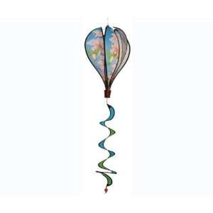   & Kinetic Hot Air Balloon, 26 in Curlie Tail, 6 Colorful Panel