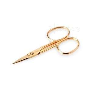   Plated Straight Nail Scissors by Malteser. Made in Solingen, Germany