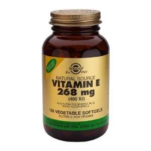 Solgar   Vitamin E, 400 IU, 100 veggie caps