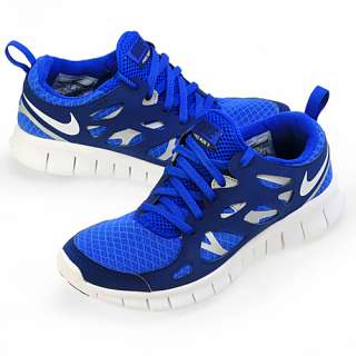   RUN 2.0 (GS) BIG KIDS Size 4.5 Bright Blue Running Shoes Cheap & Quick