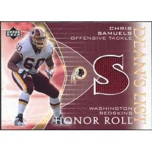   Honor Roll Deans List Jersey #DLCS Chris Samuels Sports Collectibles