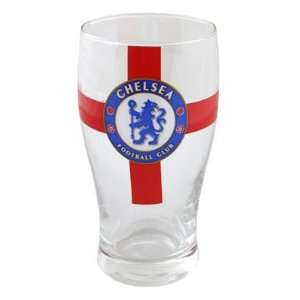 Chelsea FC. Pint Glass   St George