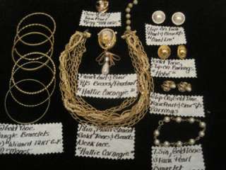   Costume Jewelry Hattie Carnegie Renoir Hobe Chenet Haiti Gold Fill