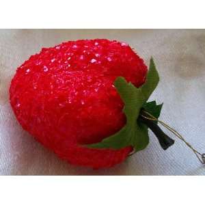   Red Strawberry 1.5 Christmas Tree Hanging Ornament 
