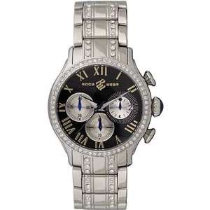   Silver tone Iced Classic Chronograph Watch. Model RL215040 Watches